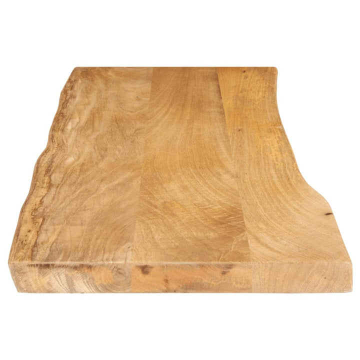 Tafelblad met natuurlijke rand 110x40x3,8 cm massief mangohout