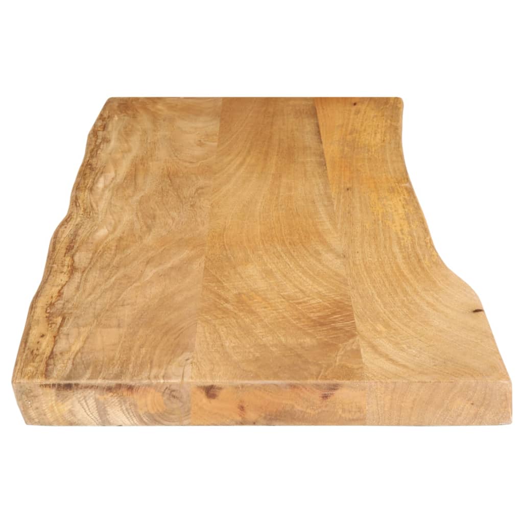 Tafelblad met natuurlijke rand 140x40x3,8 cm massief mangohout