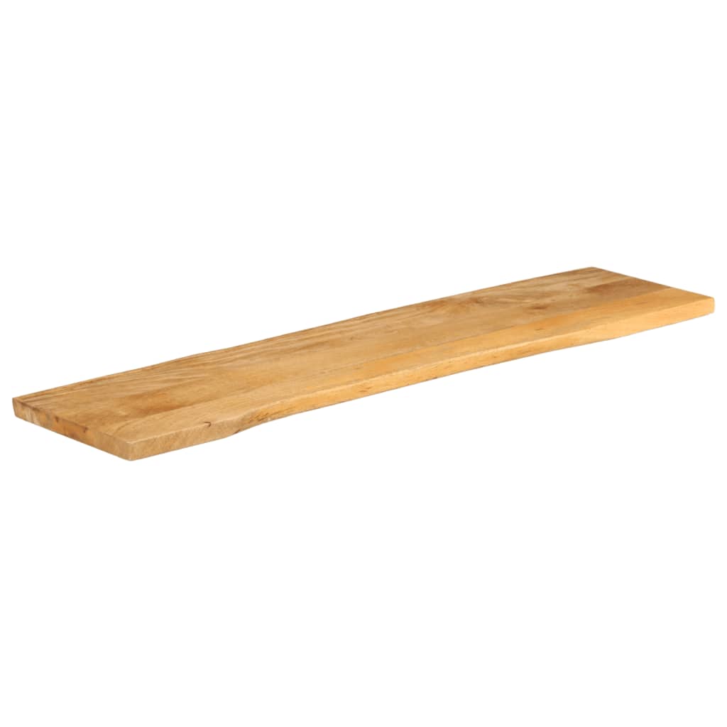 Tafelblad met natuurlijke rand 160x40x3,8 cm massief mangohout