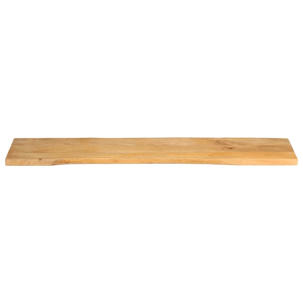 Tafelblad met natuurlijke rand 160x40x3,8 cm massief mangohout