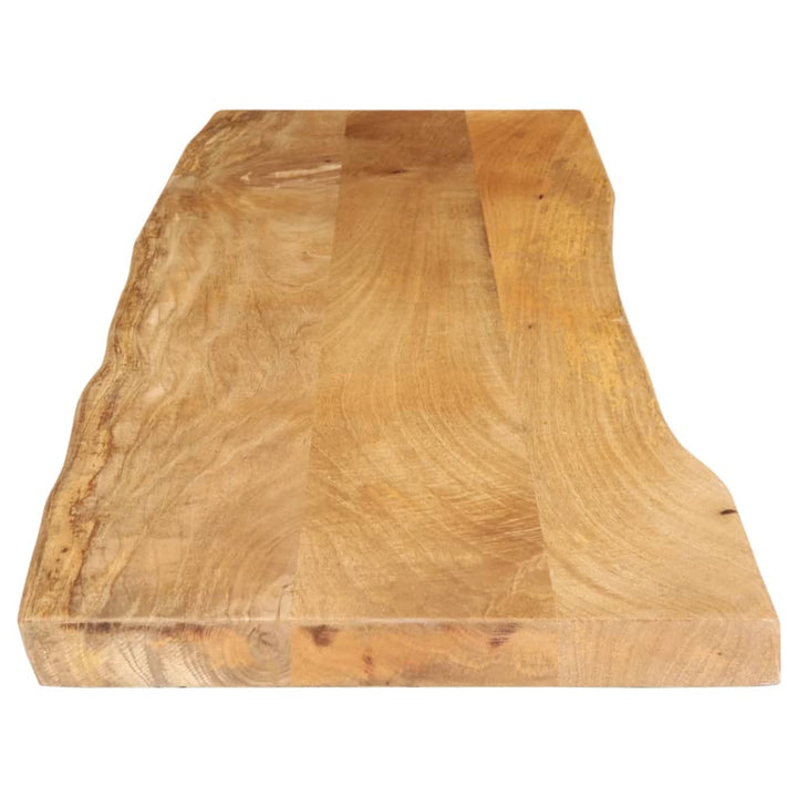 Tafelblad met natuurlijke rand 160x40x3,8 cm massief mangohout