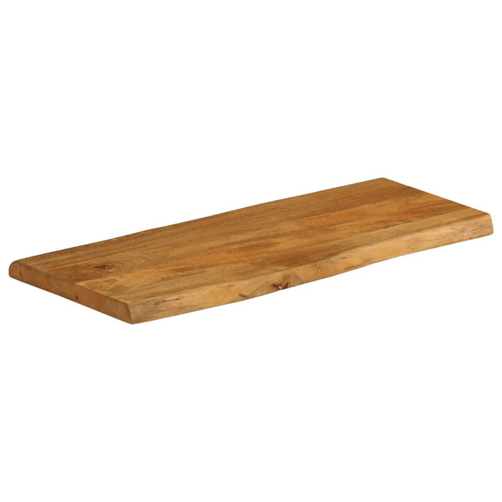 Tafelblad met natuurlijke rand 90x40x2,5 cm massief mangohout