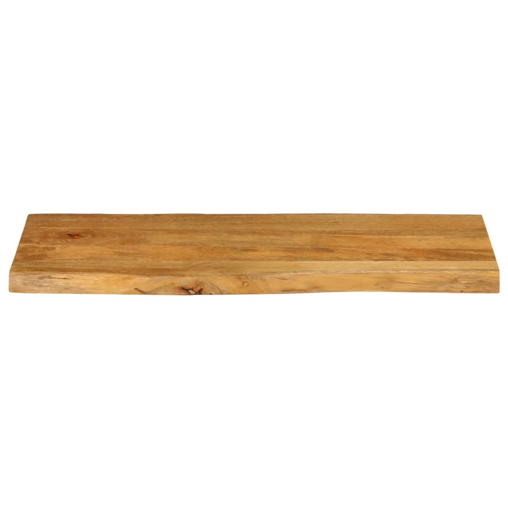 Tafelblad met natuurlijke rand 90x40x2,5 cm massief mangohout