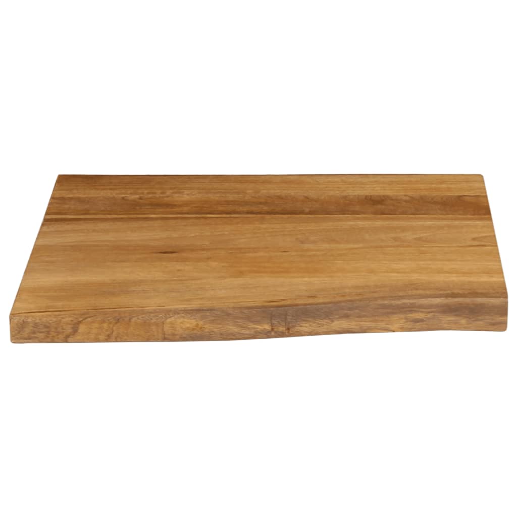 Tafelblad met natuurlijke rand 60x60x2,5 cm massief mangohout