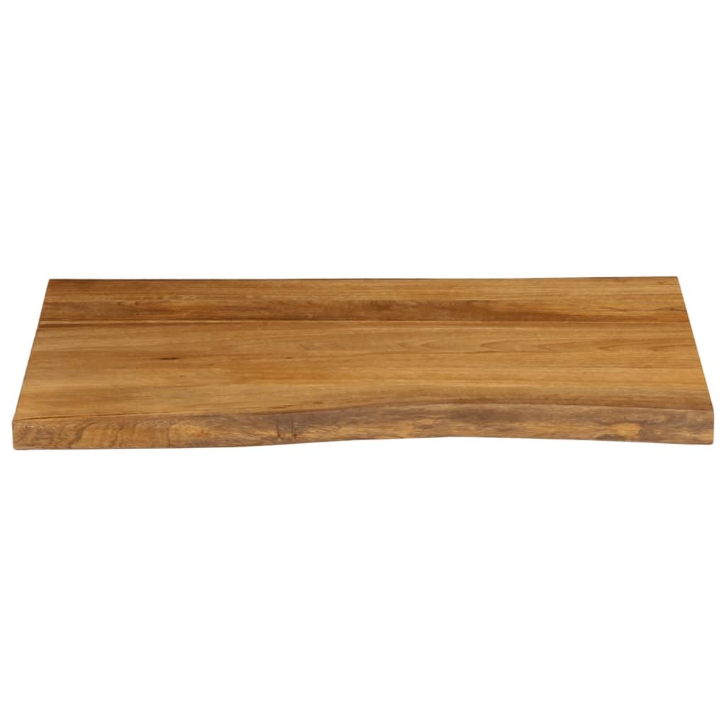 Tafelblad met natuurlijke rand 70x60x2,5 cm massief mangohout