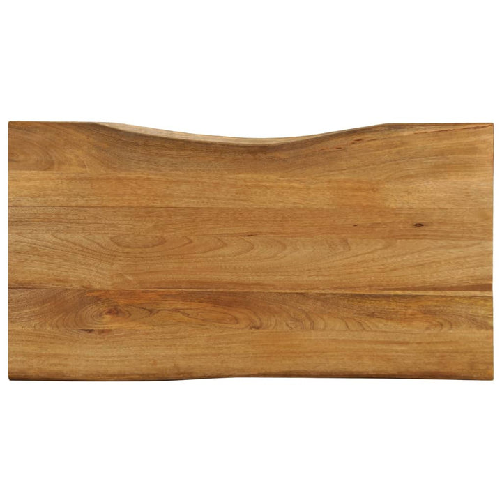 Tafelblad met natuurlijke rand 110x60x2,5 cm massief mangohout