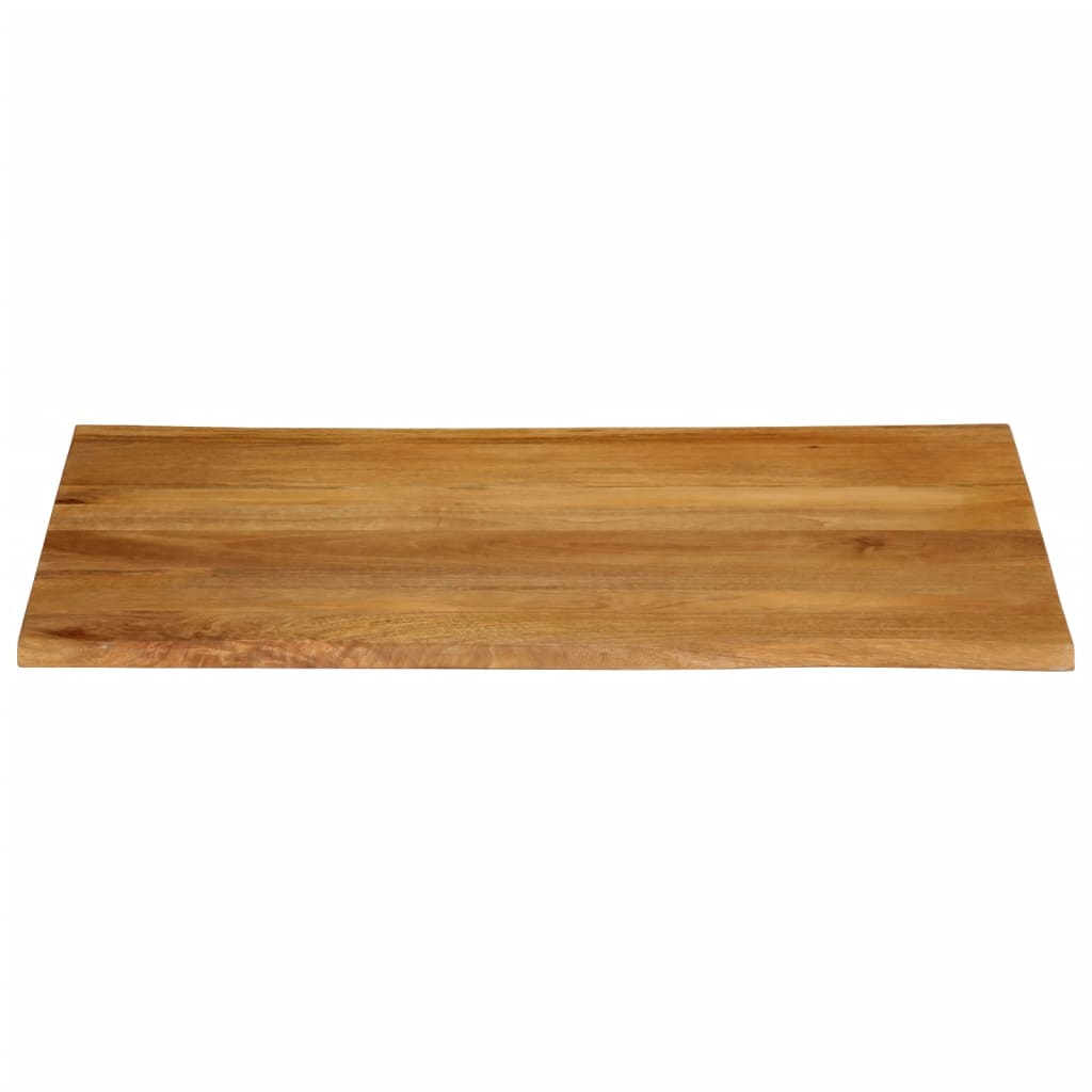 Tafelblad met natuurlijke rand 100x80x2,5 cm massief mangohout