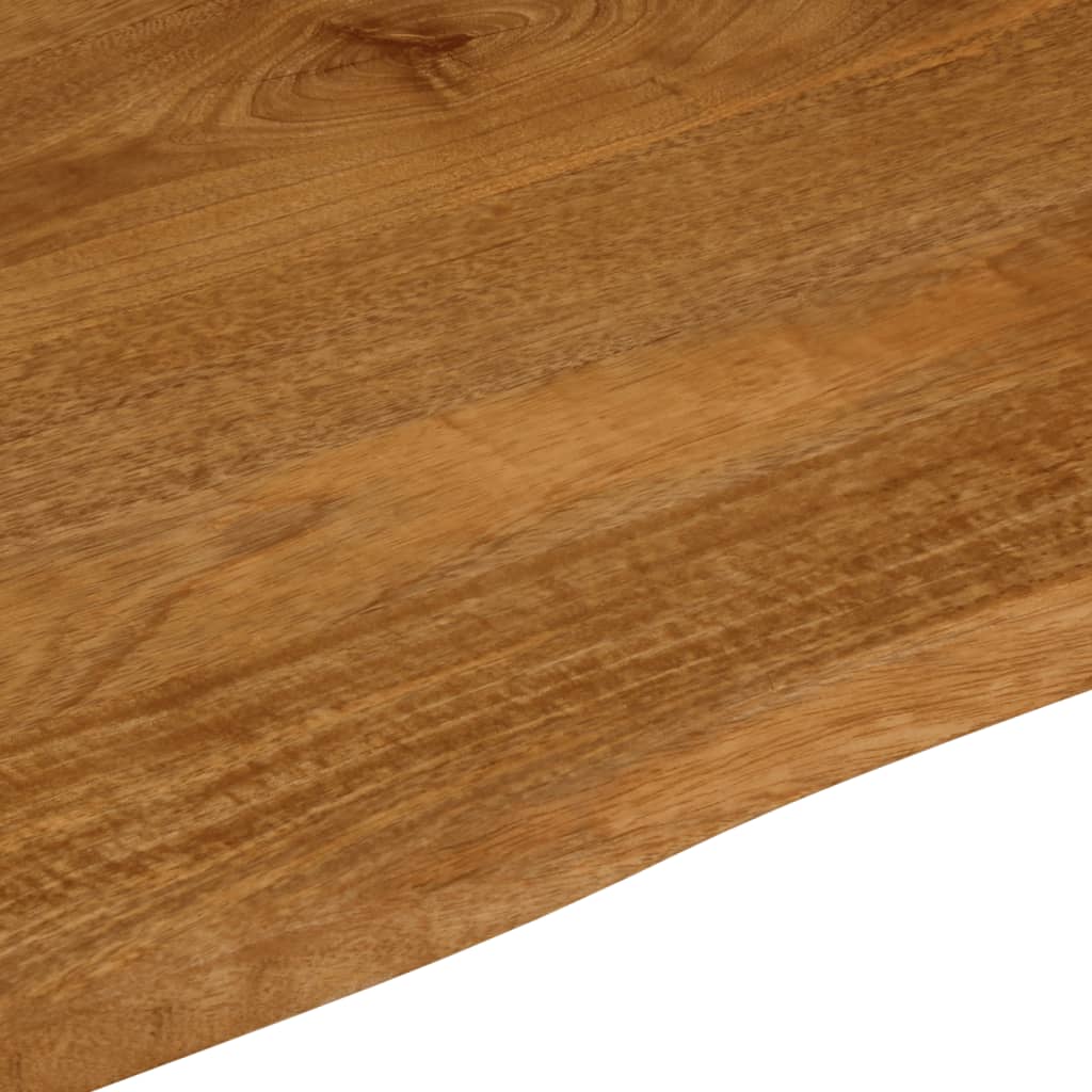 Tafelblad met natuurlijke rand 100x80x3,8 cm massief mangohout