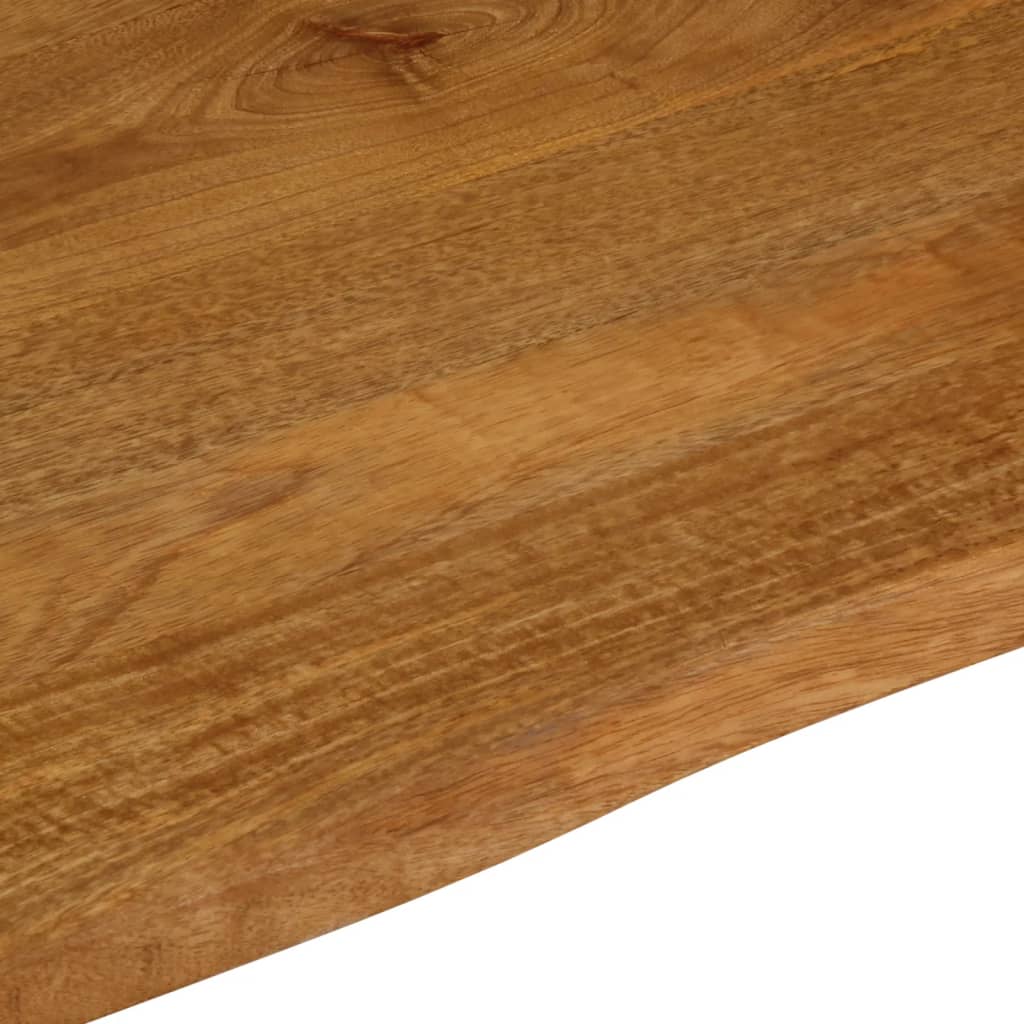 Tafelblad met natuurlijke rand 110x80x3,8 cm massief mangohout