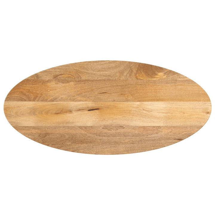 Tafelblad ovaal 90x40x2,5 cm massief mangohout