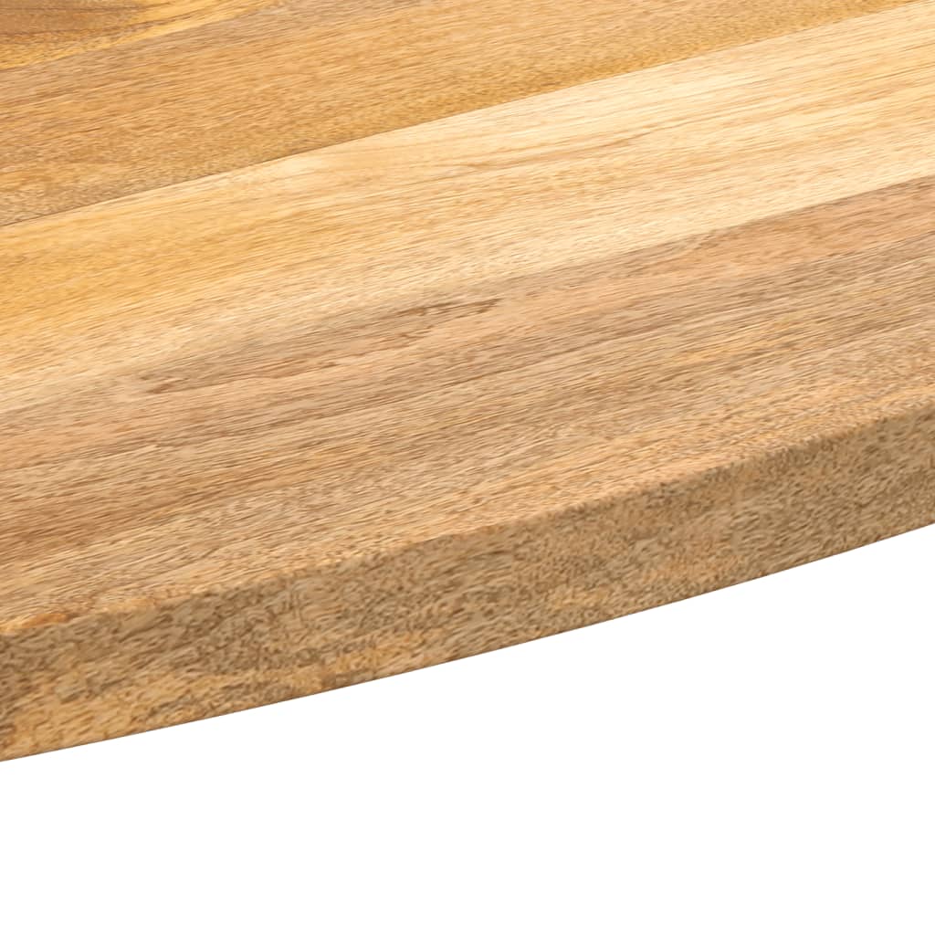 Tafelblad ovaal 100x40x2,5 cm massief mangohout