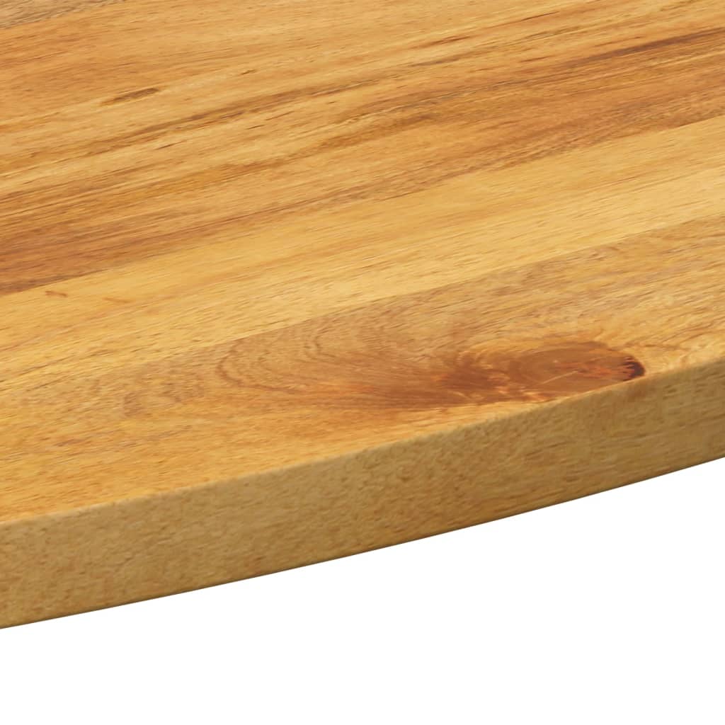 Tafelblad ovaal 100x40x2,5 cm massief mangohout