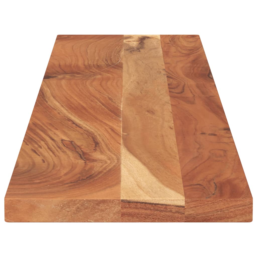 Tafelblad rechthoekig 140x20x2,5 cm massief acaciahout