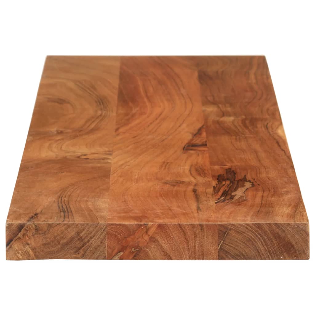 Tafelblad rechthoekig 120x20x3,8 cm massief acaciahout