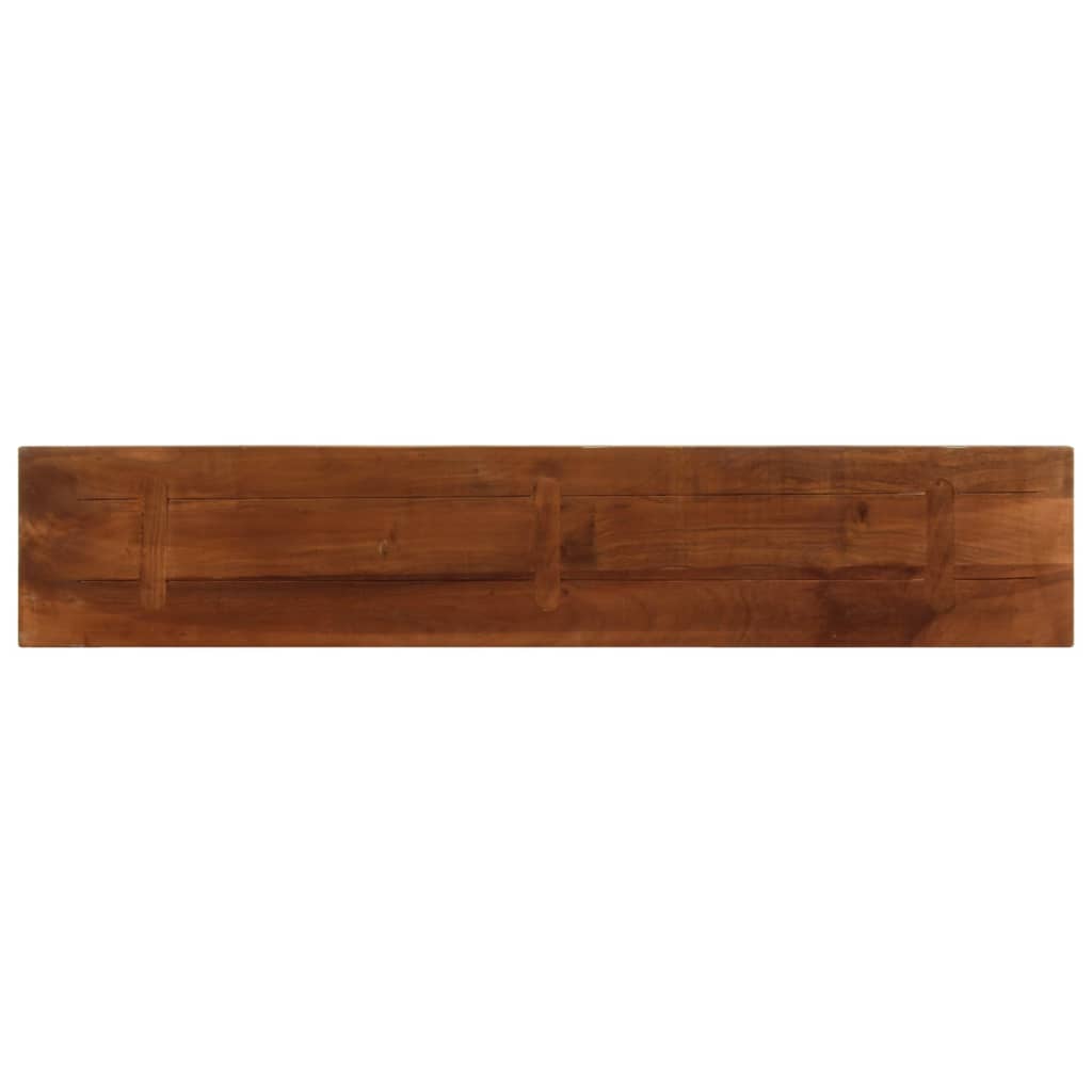 Tafelblad rechthoekig 140x20x2,5 cm massief gerecycled hout