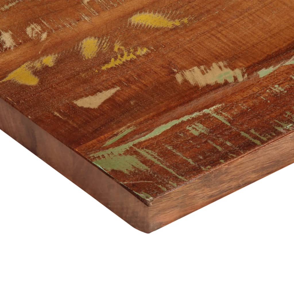 Tafelblad rechthoekig 180x20x2,5 cm massief gerecycled hout