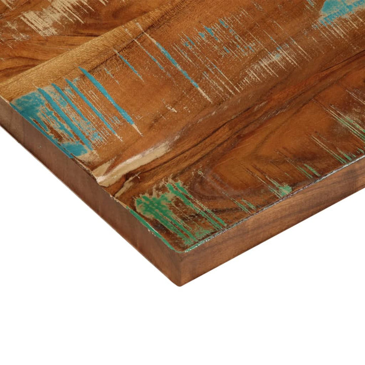 Tafelblad rechthoekig 60x30x2,5 cm massief gerecycled hout