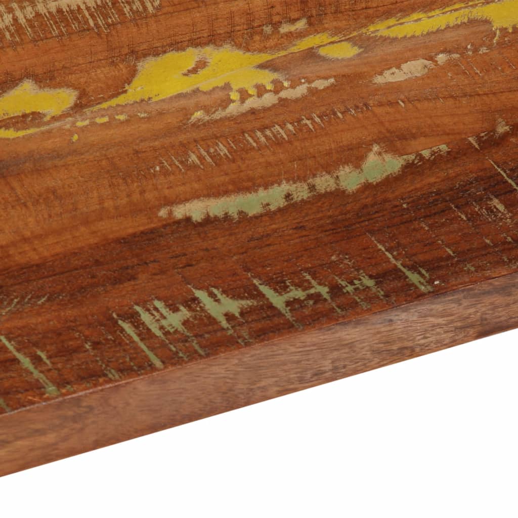 Tafelblad rechthoekig 140x30x2,5 cm massief gerecycled hout