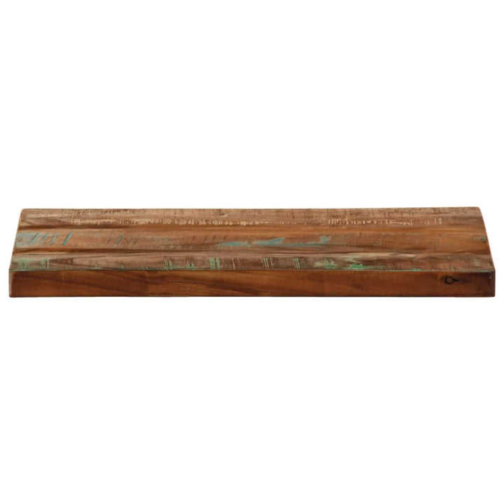 Tafelblad rechthoekig 60x40x2,5 cm massief gerecycled hout