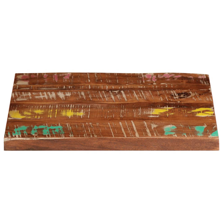 Tafelblad vierkant 60x60x2,5 cm massief gerecycled hout
