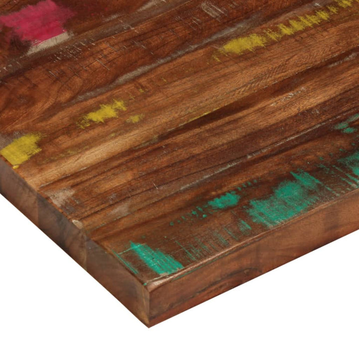 Tafelblad vierkant 70x70x1,5 cm massief gerecycled hout