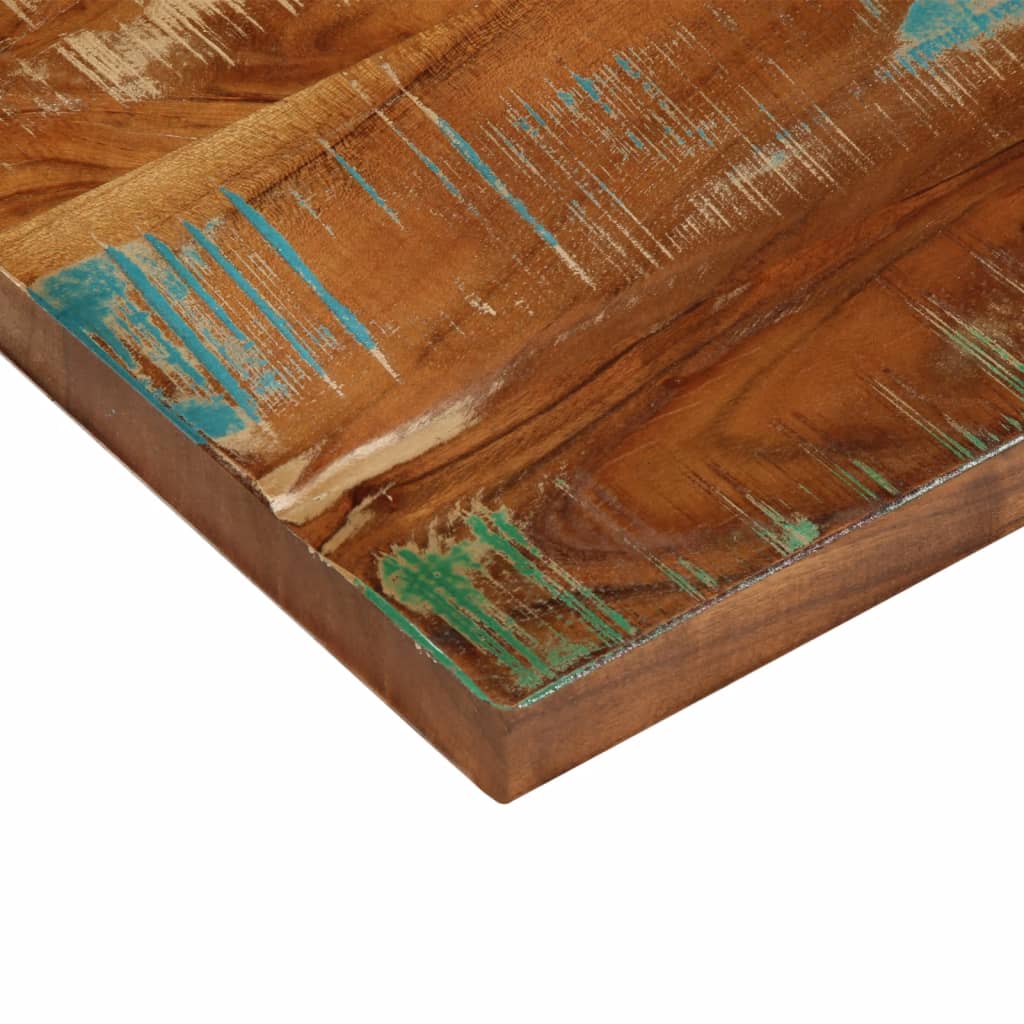 Tafelblad rechthoekig 40x20x3,8 cm massief gerecycled hout