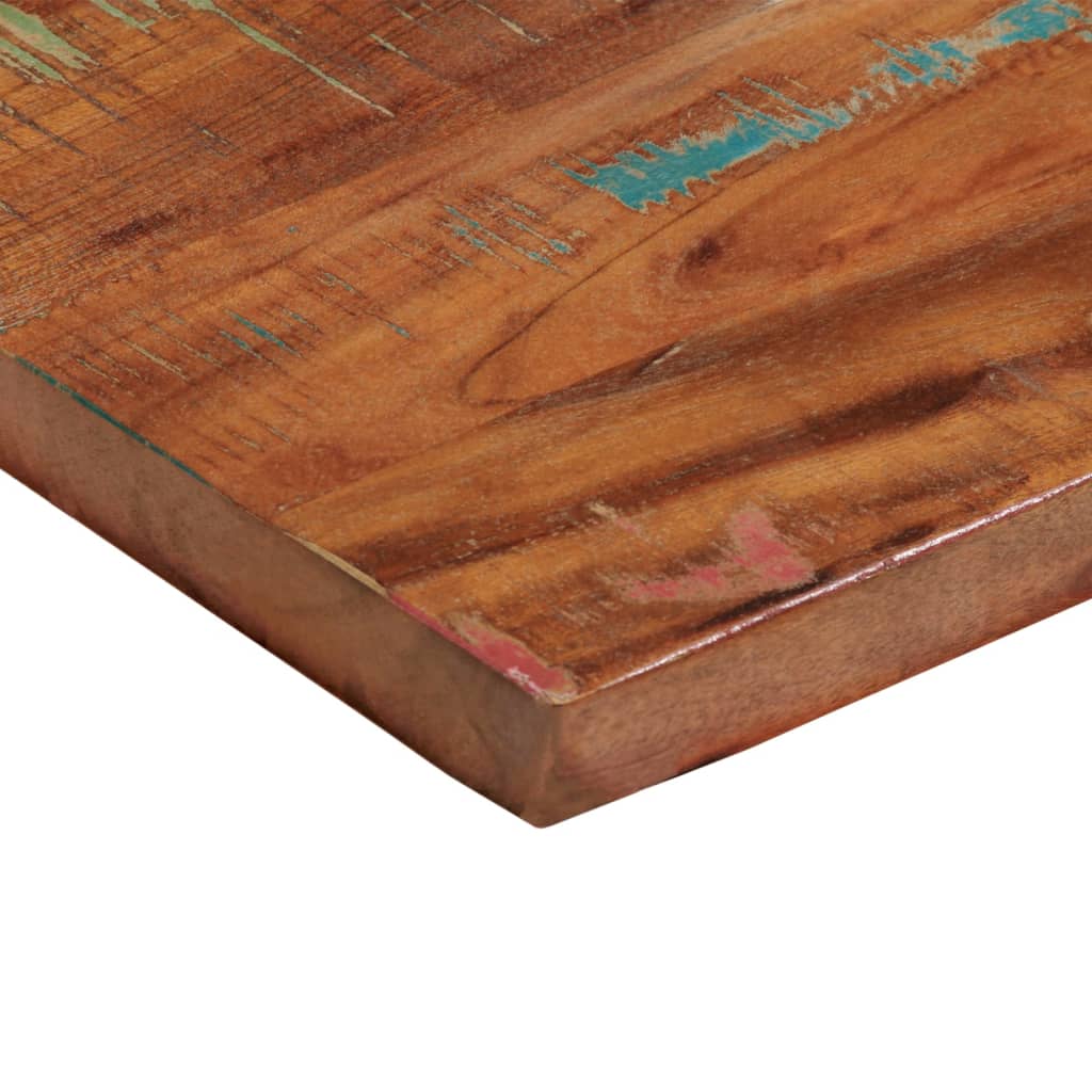 Tafelblad rechthoekig 80x20x3,8 cm massief gerecycled hout