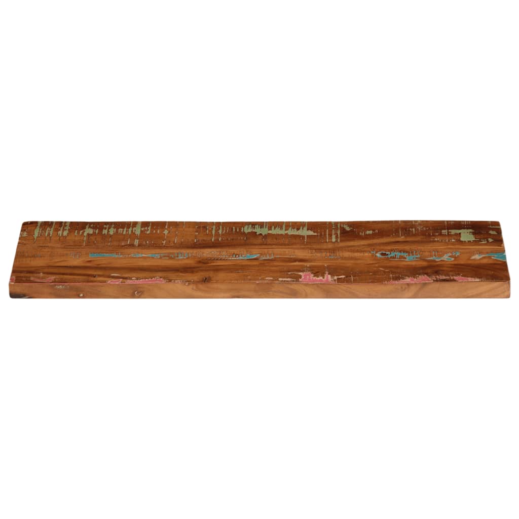 Tafelblad rechthoekig 70x30x3,8 cm massief gerecycled hout