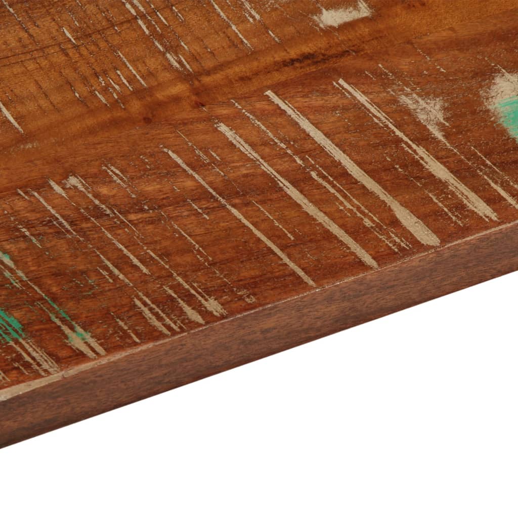 Tafelblad vierkant 40x40x3,8 cm massief gerecycled hout