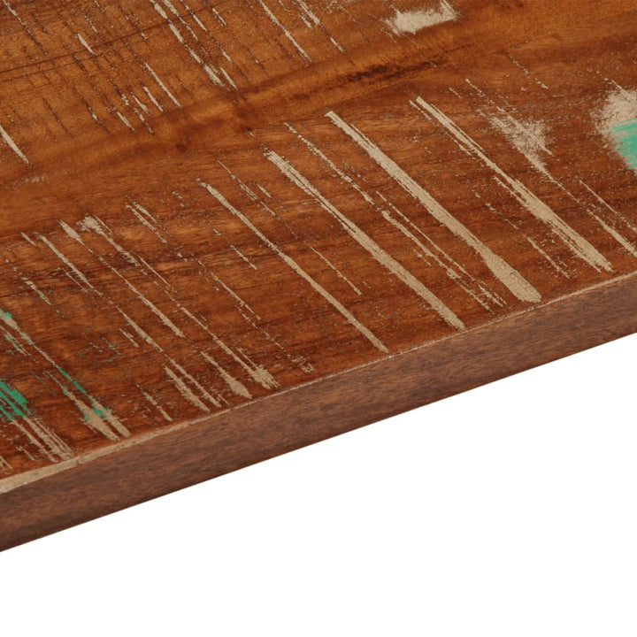 Tafelblad vierkant 50x50x3,8 cm massief gerecycled hout