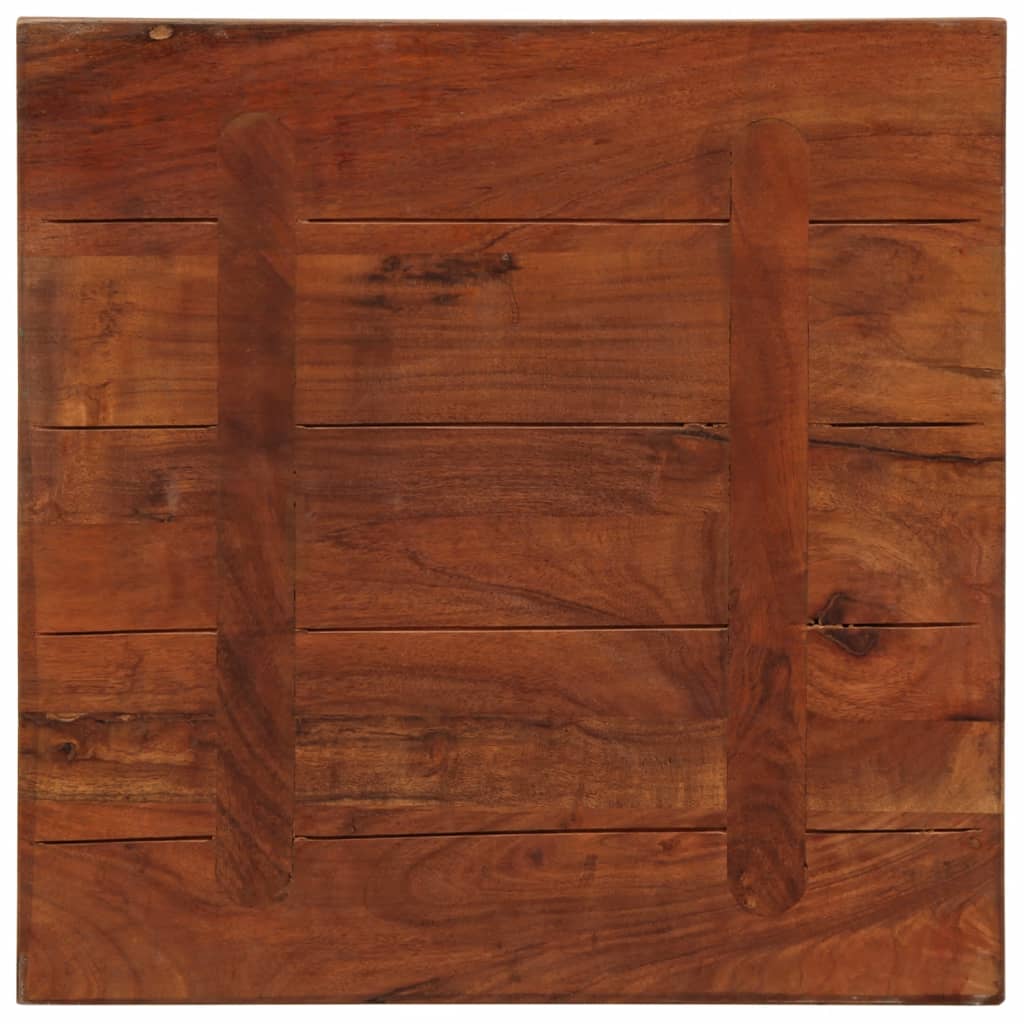Tafelblad vierkant 60x60x3,8 cm massief gerecycled hout