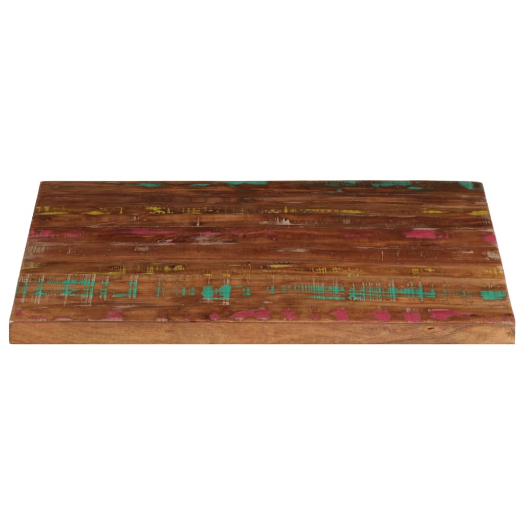 Tafelblad vierkant 80x80x3,8 cm massief gerecycled hout