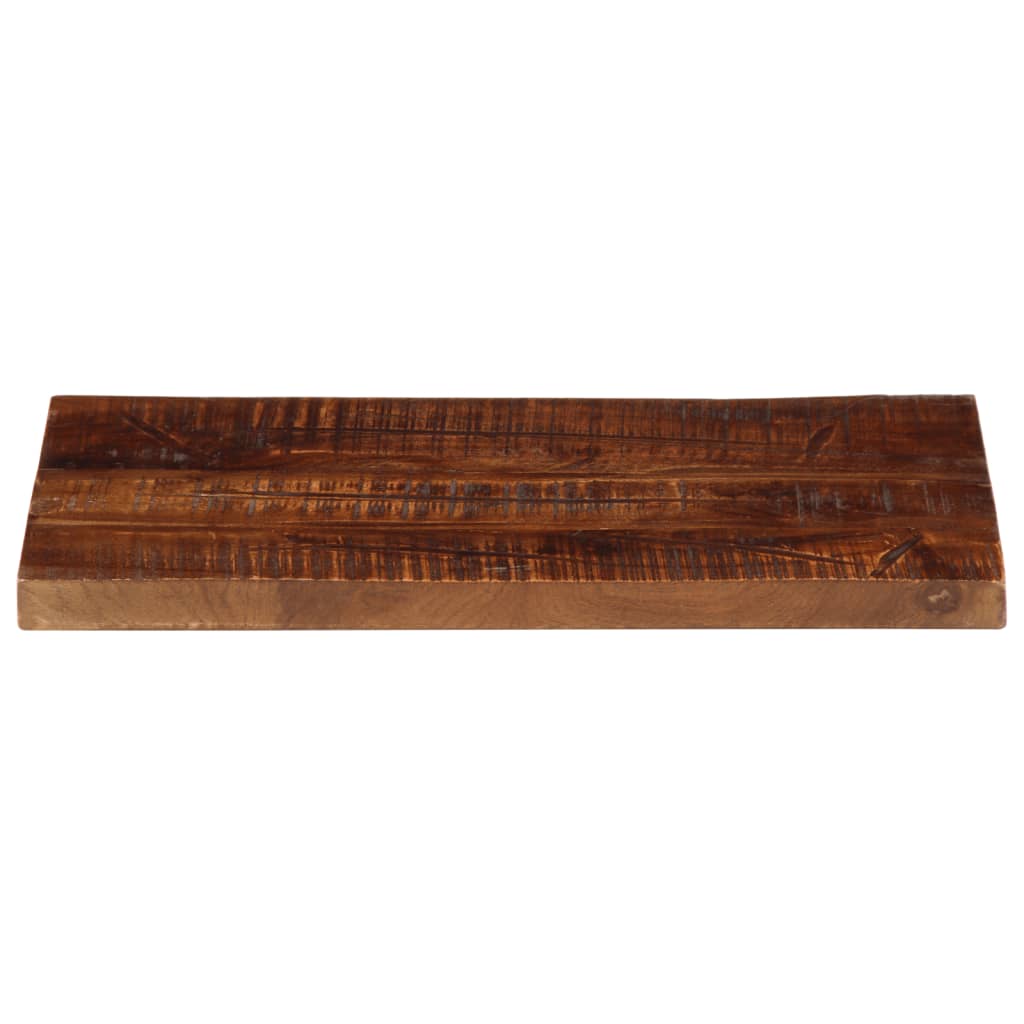 Tafelblad rechthoekig 60x20x2,5 cm massief gerecycled hout