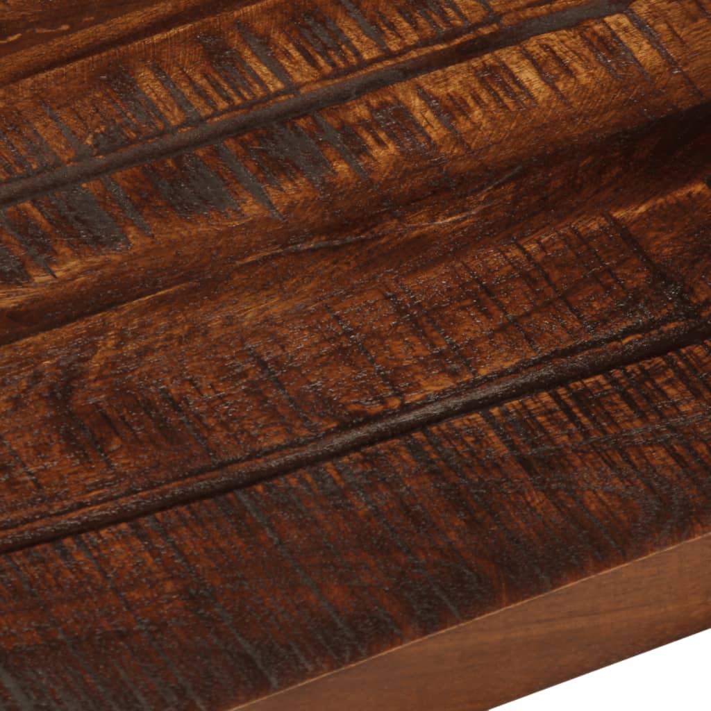 Tafelblad rechthoekig 60x20x2,5 cm massief gerecycled hout
