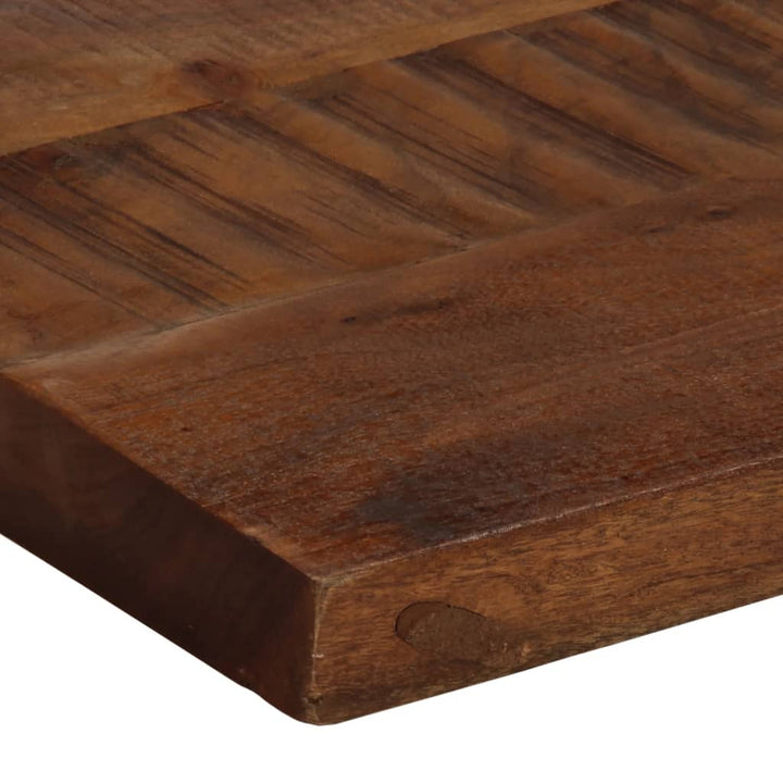 Tafelblad rechthoekig 120x20x2,5 cm massief gerecycled hout