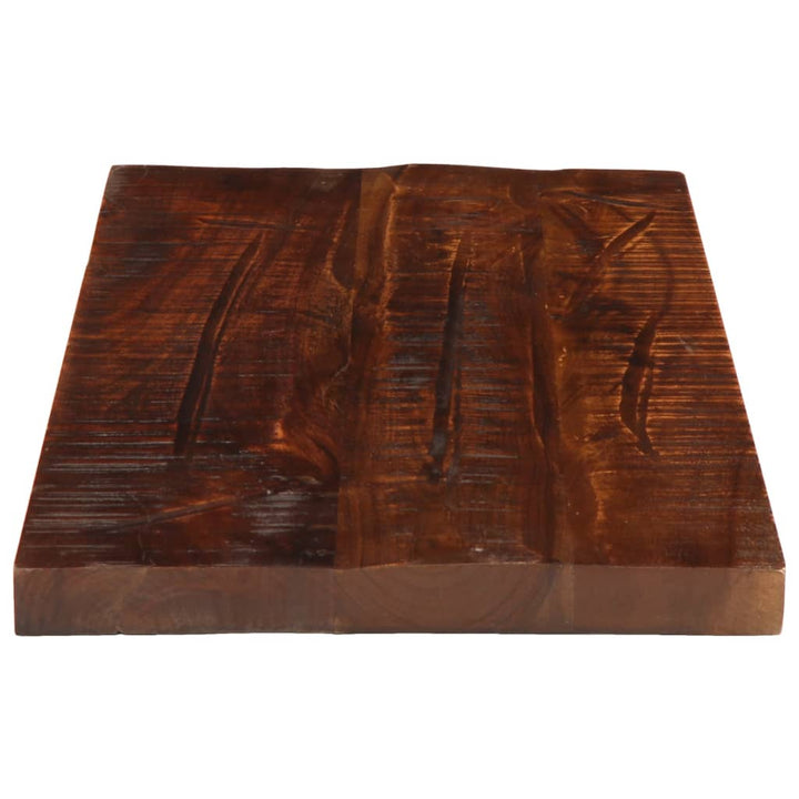 Tafelblad rechthoekig 50x30x2,5 cm massief gerecycled hout