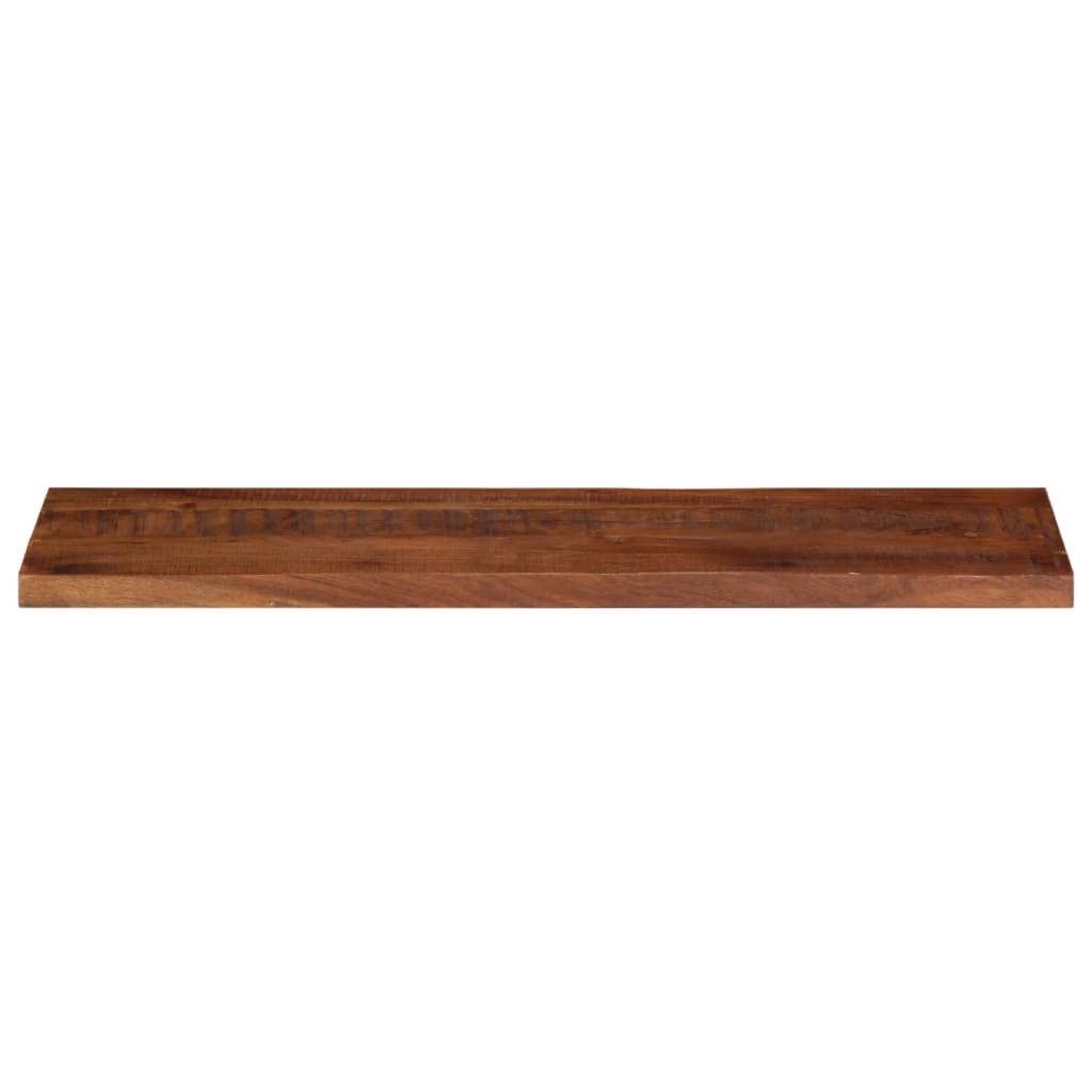 Tafelblad rechthoekig 120x30x2,5 cm massief gerecycled hout