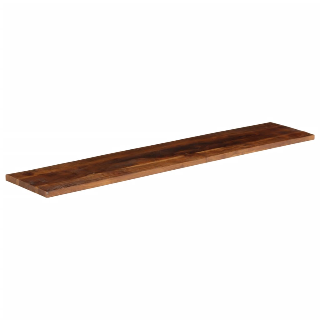 Tafelblad rechthoekig 160x30x2,5 cm massief gerecycled hout