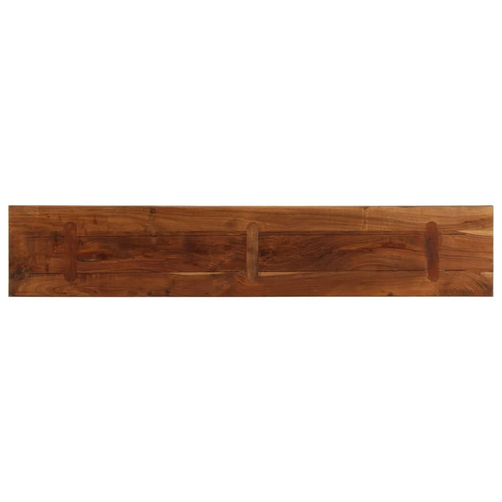 Tafelblad rechthoekig 160x30x2,5 cm massief gerecycled hout