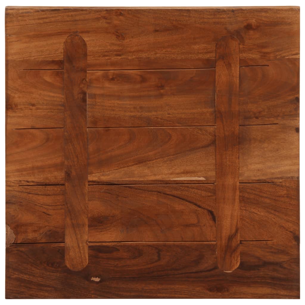 Tafelblad vierkant 40x40x2,5 cm massief gerecycled hout