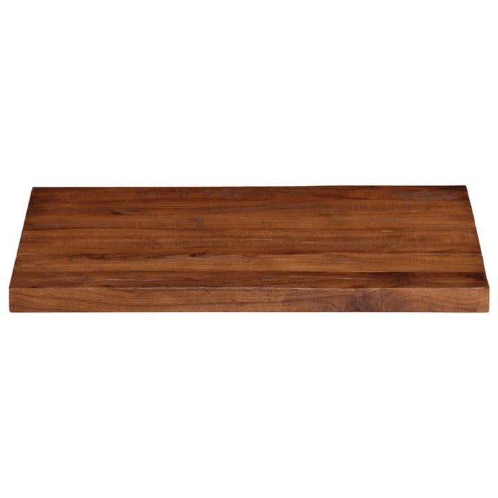 Tafelblad rechthoekig 70x50x2,5 cm massief gerecycled hout