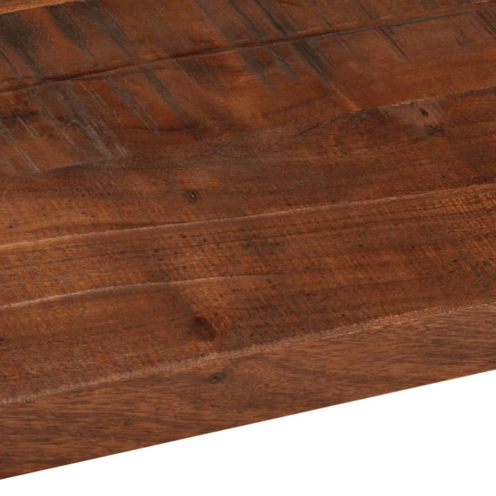 Tafelblad rechthoekig 110x50x2,5 cm massief gerecycled hout