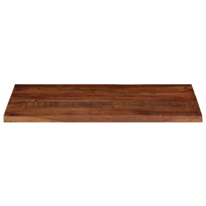 Tafelblad rechthoekig 120x50x2,5 cm massief gerecycled hout
