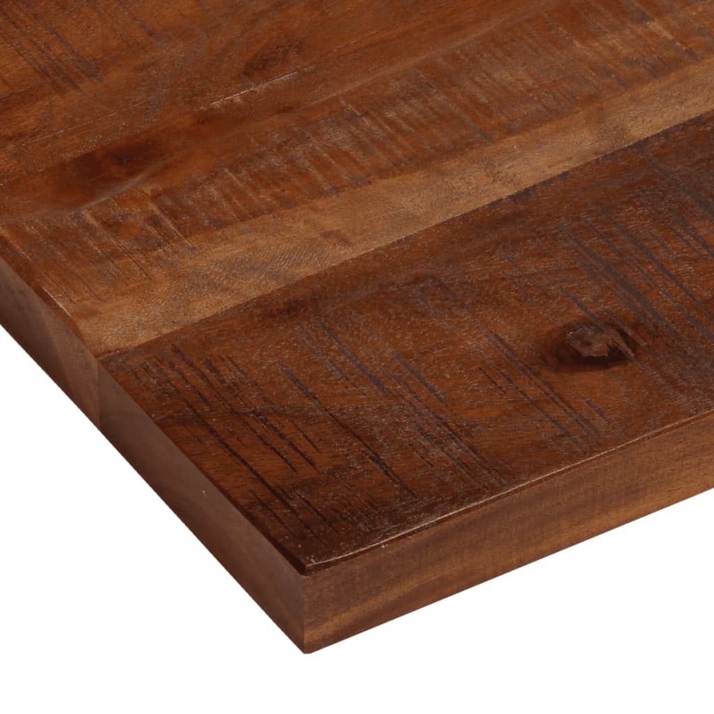 Tafelblad rechthoekig 140x50x2,5 cm massief gerecycled hout
