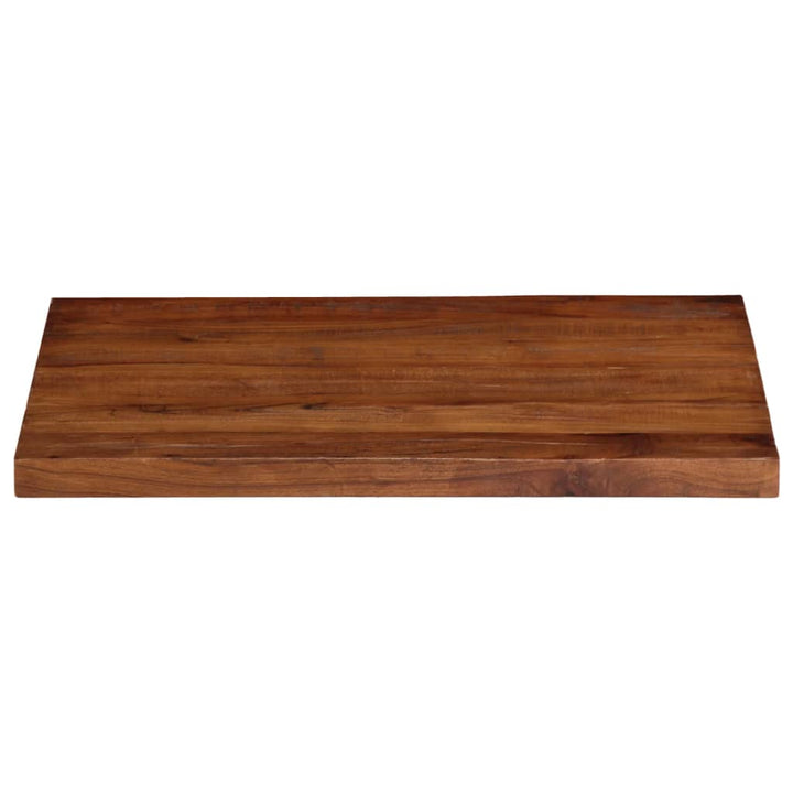 Tafelblad rechthoekig 90x60x2,5 cm massief gerecycled hout