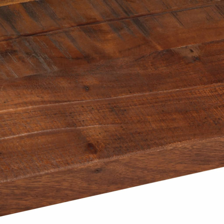 Tafelblad rechthoekig 120x60x2,5 cm massief gerecycled hout