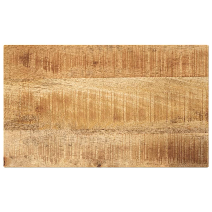 Tafelblad rechthoekig 40x20x2,5 cm massief ruw mangohout