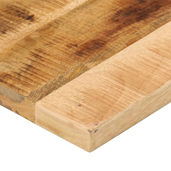 Tafelblad rechthoekig 40x20x2,5 cm massief ruw mangohout