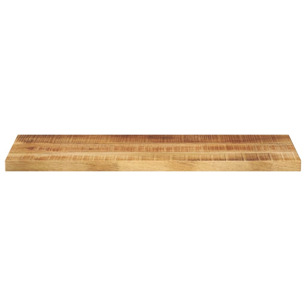 Tafelblad rechthoekig 90x20x2,5 cm massief ruw mangohout