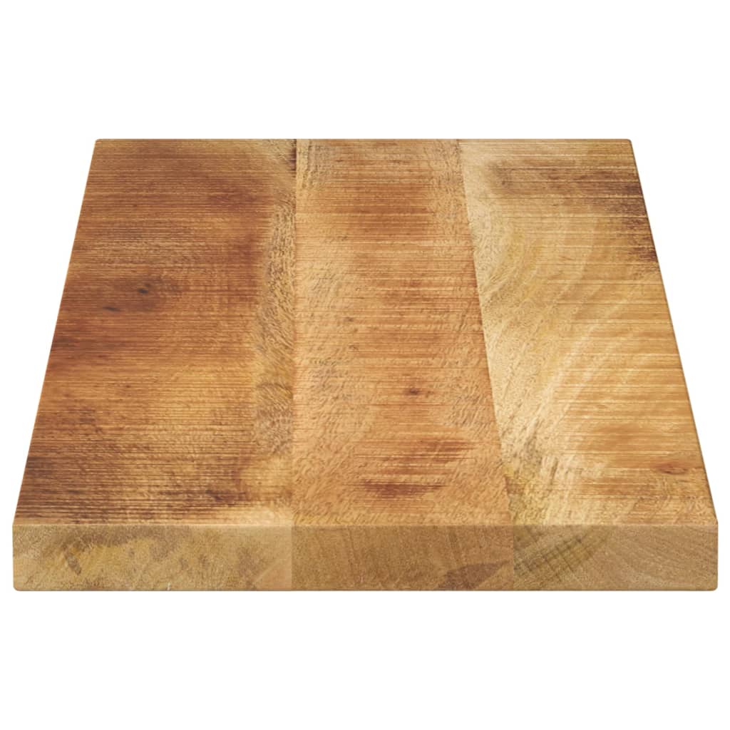 Tafelblad rechthoekig 90x20x2,5 cm massief ruw mangohout